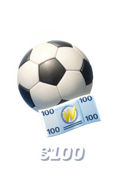 Platziere eine 100&nbsp;€ Wette auf Sport
