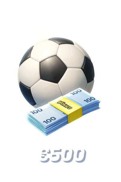 Platziere eine 500&nbsp;€ Wette auf Sport