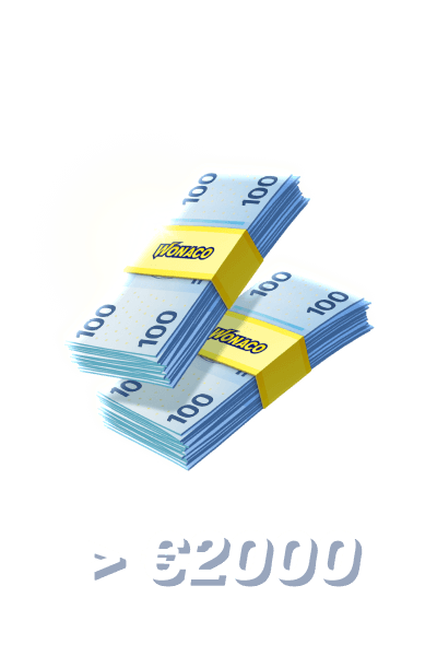 Mache Einzahlungen über 2.000&nbsp;€