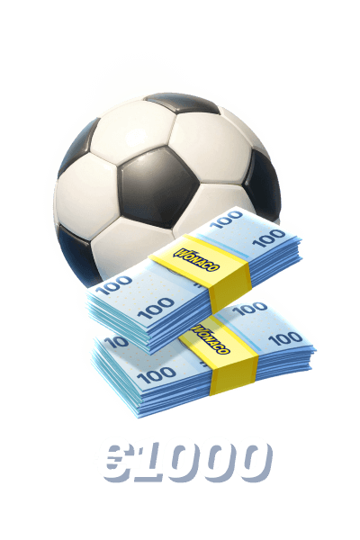 Platziere eine 1.000&nbsp;€ Wette auf Sport